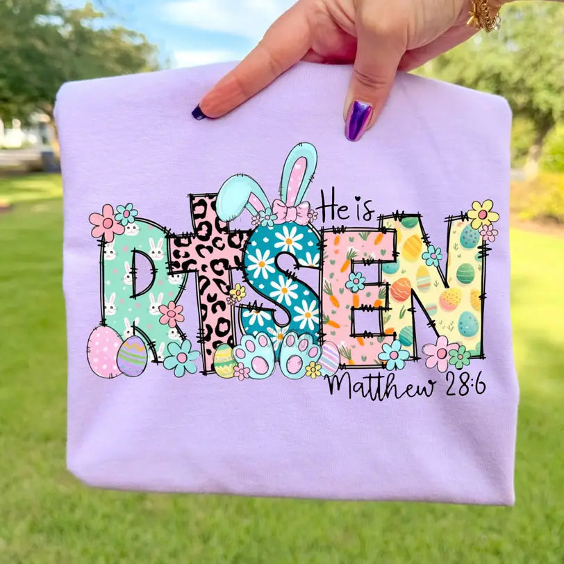 Risen - DTF Print--Ready to Press