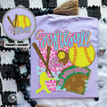 Softball DTF Print--Ready to Press
